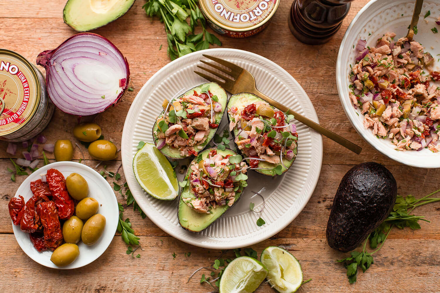 Italian Tuna Avocado Boats Portofino