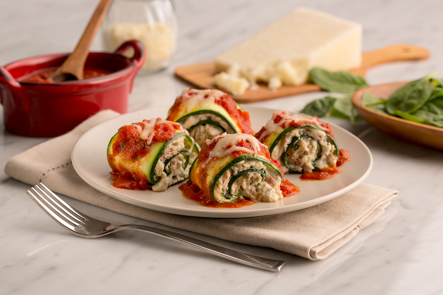 Florentine Zucchini Rollups Portofino